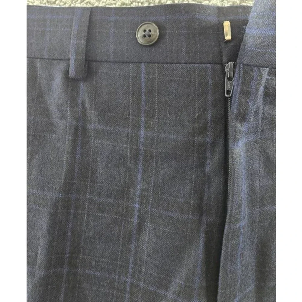 Michael Kors Wool Blend Fall Stretch Suit Separate Pants Men's 42x32 Midnight